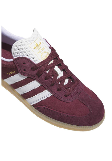 adidas-skateboarding Samba ADV Mens Shoes shadowred-ftwwhite-maroon – Side view