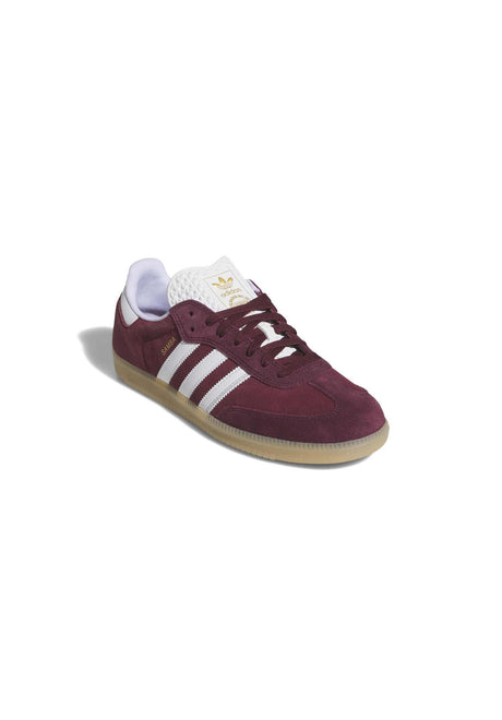 adidas-skateboarding Samba ADV Mens Shoes shadowred-ftwwhite-maroon – Front view