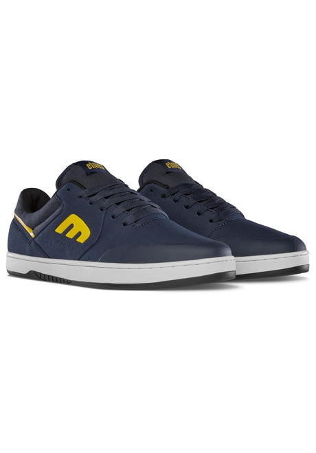 etnies Marana x Michelin Schoen heren navy-yellow – Achteraanzicht