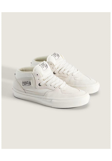 Vans Skate Half Cab Schoen heren marshmallow – Achteraanzicht