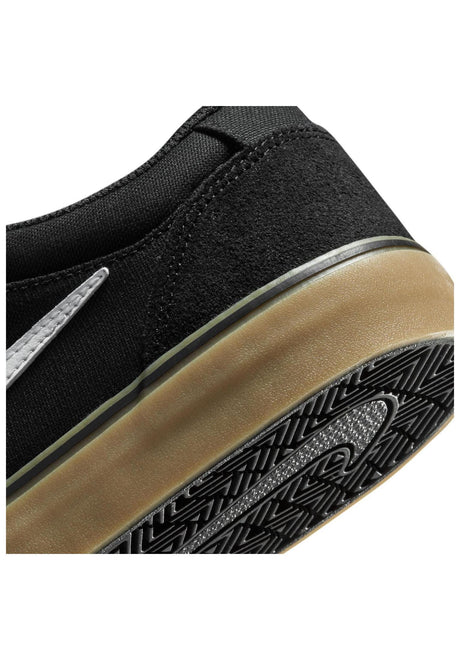 Nike SB Chron 2 Mens Shoes black-white-gum – Top view