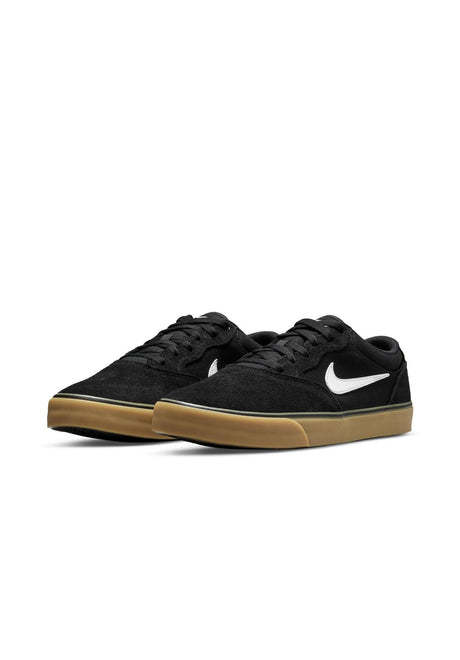 Nike SB Chron 2 Mens Shoes black-white-gum – Back view