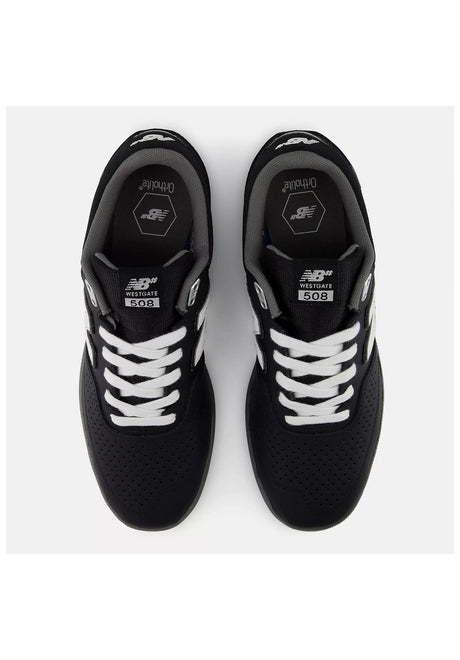 New Balance Numeric 508 Brandon Westgate Scarpe da uomo black-white-grey – Vista di dettaglio 1