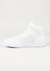 DC Shoes Manteca 4 Hi Sko Mænd white-white-battleship – Set oppefra