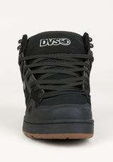 DVS Comanche Boot Sko Mænd black-reflective-charcoal-leather – Set bagfra
