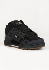 DVS Comanche Boot Sko Mænd black-reflective-charcoal-leather – Set forfra