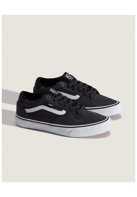 Vans Skate Rowan Zapatillas para chicos charcoal-grey – Vista trasera