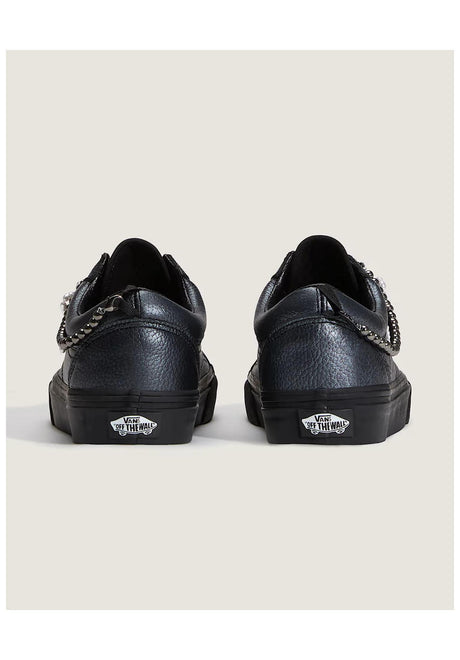 Vans Old Skool Schoen Dames metallic-blackout – Bovenaanzicht