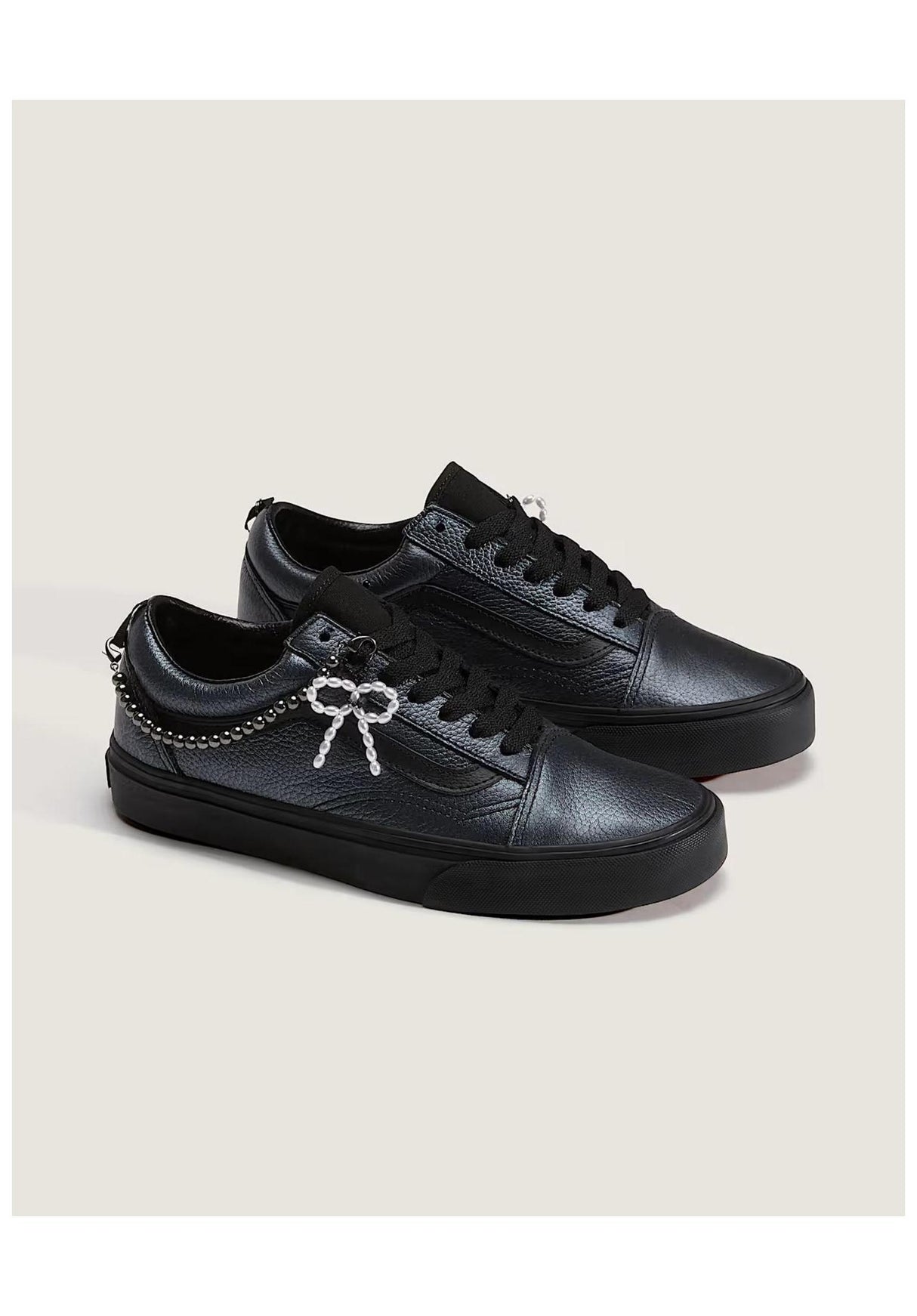 Vans Old Skool Schoen Dames metallic-blackout – Achteraanzicht