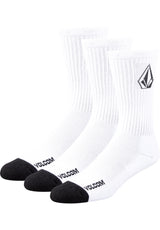 Volcom Full Stone Sock 3Pack Socks white – Front view