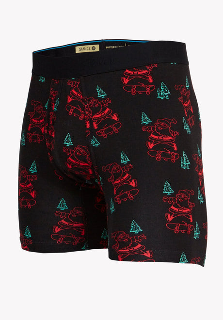 Santa Rips Boxer Brief Wholester black Vorderansicht