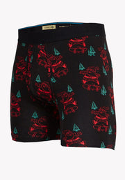 Santa Rips Boxer Brief Wholester black Vorderansicht