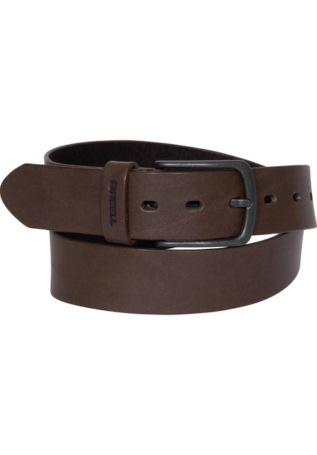 Reell All Black Buckle Riem brown – Vooraanzicht