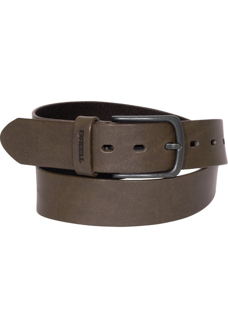 Reell All Black Buckle Cinto cappucino – Vista frontal