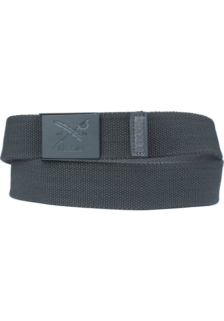 iriedaily Flag Rubber Bælte black – Set forfra