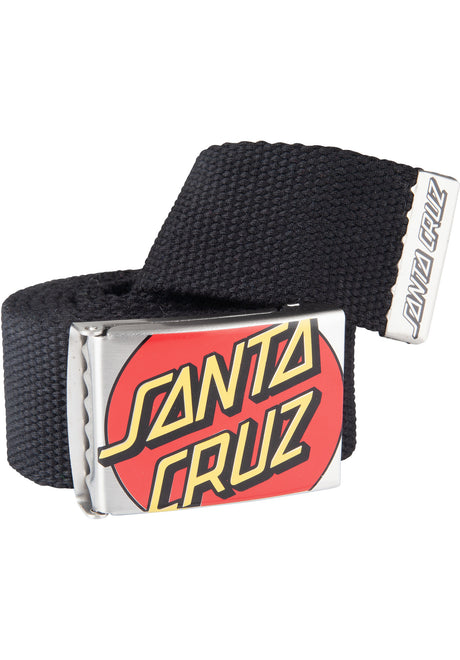 Santa-Cruz Crop Dot Gürtel black – Vooraanzicht