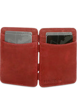 Magic Wallet RFID burgundy Closeup1