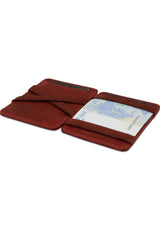 Magic Wallet RFID burgundy Rueckenansicht