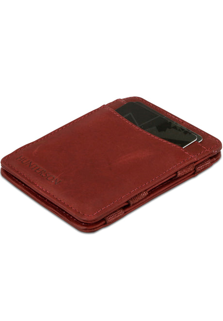 Hunterson Magic Wallet RFID Wallet burgundy – Front view