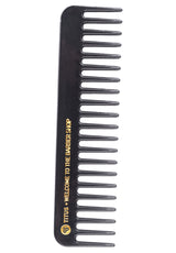 Welcome to the Barbershop black-gold Closeup1