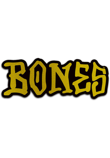 OG Bones 3 Sticker gold Vorderansicht