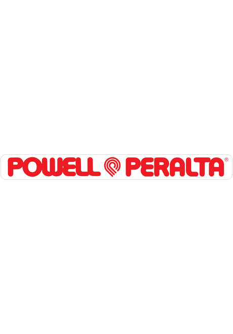 Powell-Peralta Strip Sticker 4" Articoli vari clear-red – Vista frontale