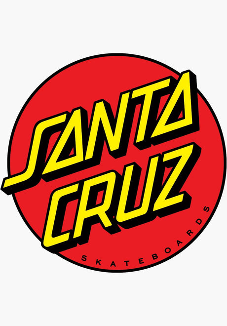 Santa-Cruz Classic Dot 20" Divers red – Vue de face
