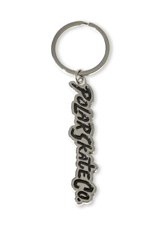 Kay Chain Surf Logo silver-black Vorderansicht