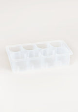 C Logo Ice Cube Tray clear Vorderansicht