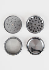 Spiro Metal 4 Parts Grinder gunmetal Closeup2