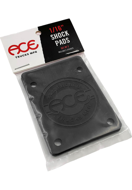 Shock Pads 1/16" black Vorderansicht
