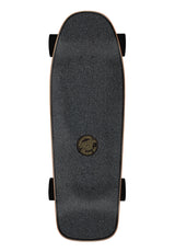 80's Rider Handled Dot Carver Surf Skate black Rueckenansicht