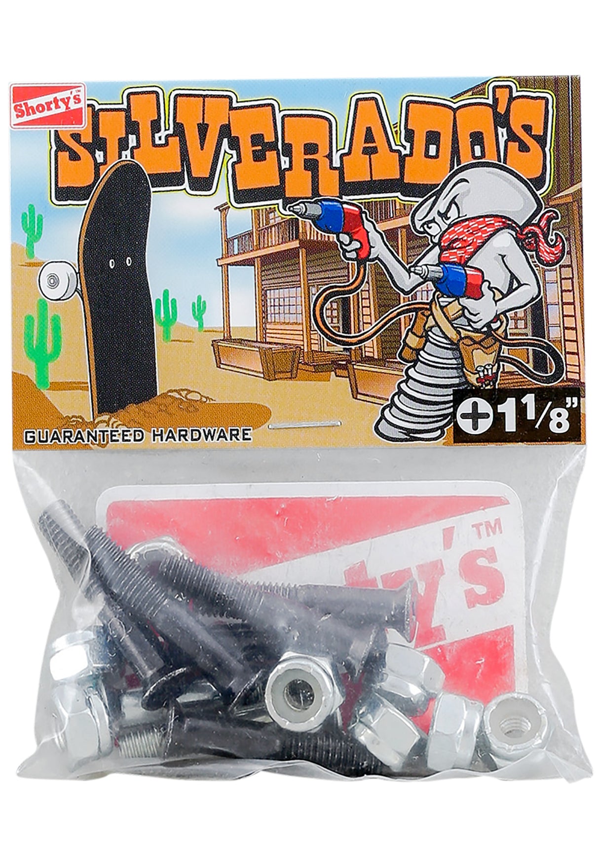 1-1/8"-Kreuz no color Vorderansicht