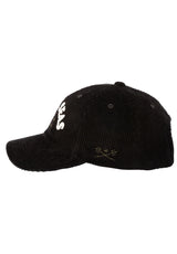 Fisher Corduroy 6-Panel Unstructured black Closeup1