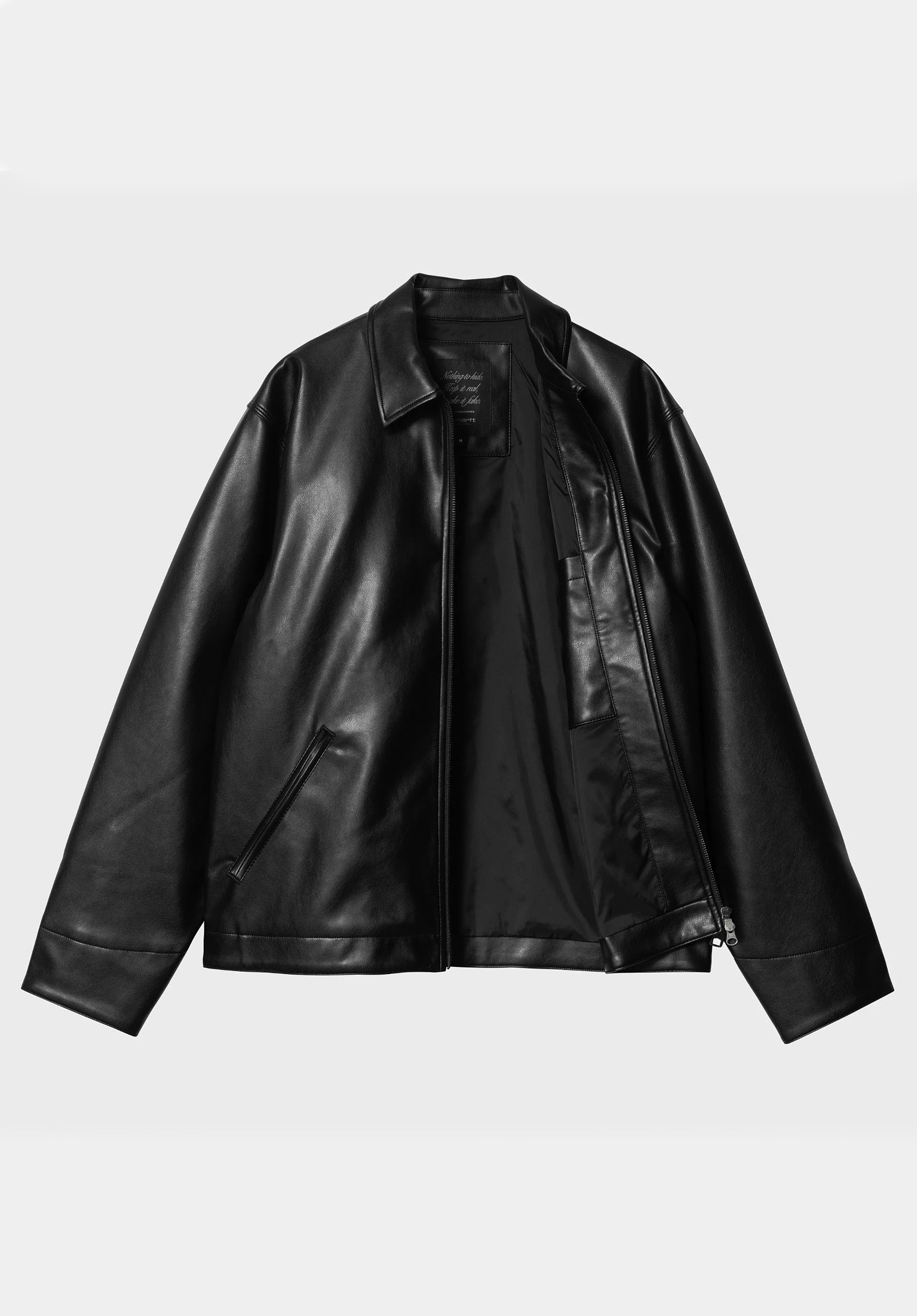 Detroit Leather Carhartt WIP Light Jacket in black for men – TITUS