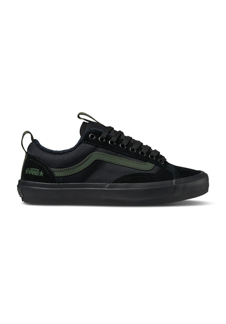 Skate Old Skool 36 + atibablack-darkgreen Vorderansicht