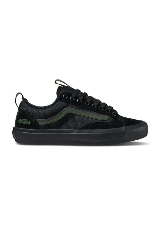 Skate Old Skool 36 + atibablack-darkgreen Vorderansicht