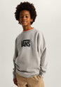 Stretch Logo Crew cementheather Vorderansicht