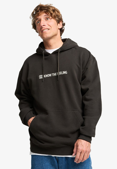 Billabong Core Lord PO Sweat à capuche raven – Vue de face
