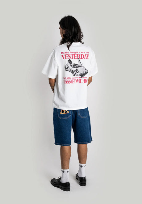 Daddies Lambo white Rueckenansicht