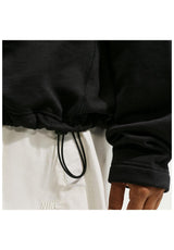 Half Zip Fleece SB FC black Closeup1