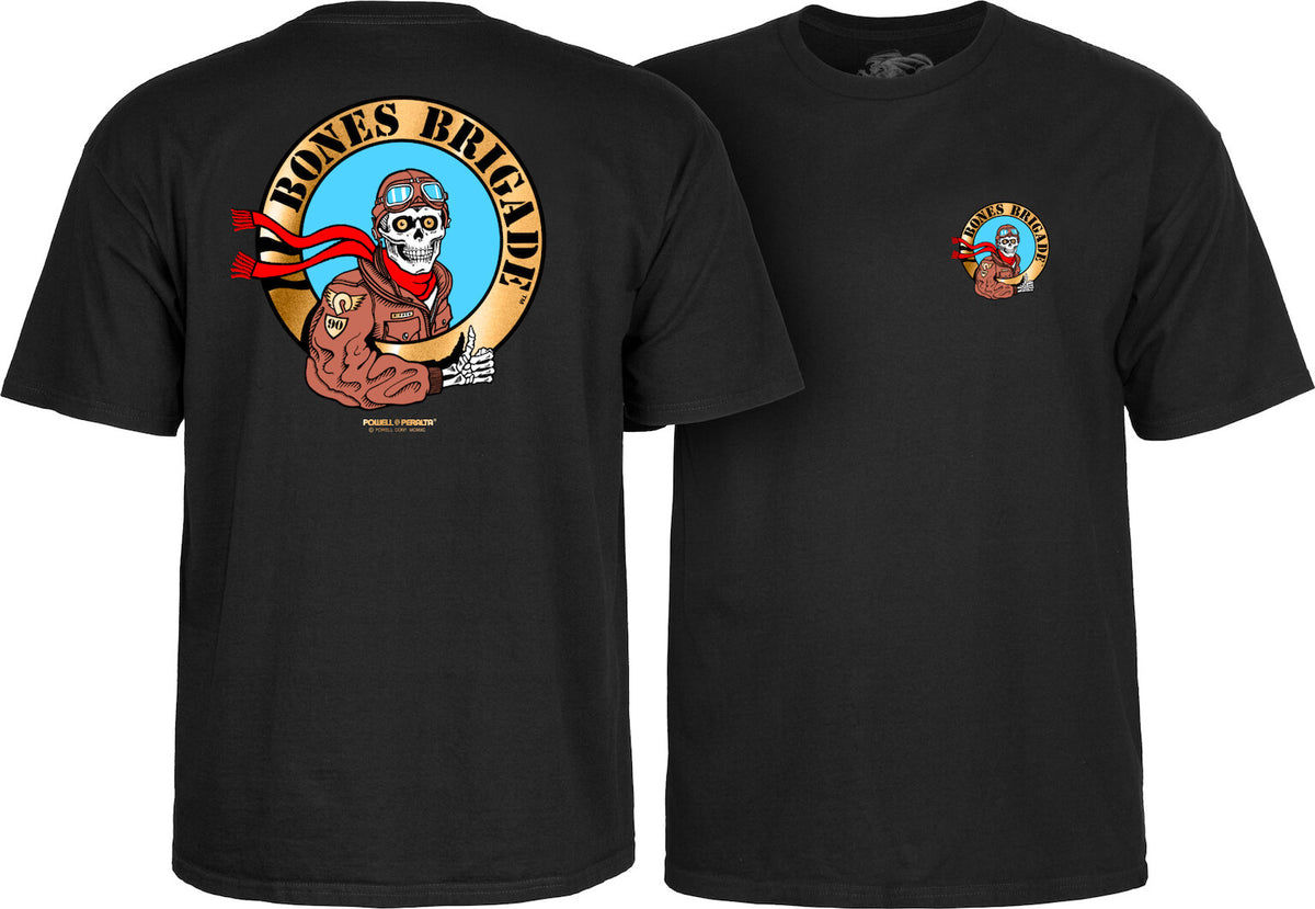 Bones Brigade Ripper Pilot Powell-Peralta T-Shirt in black for men – TITUS