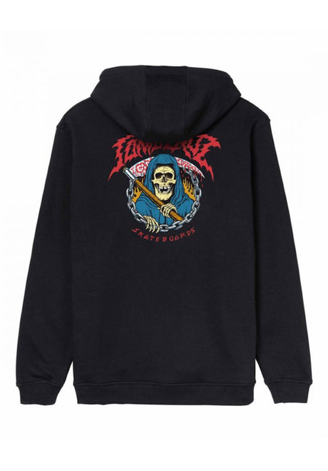 Santa-Cruz Out Of Time Sweat à capuche black – Vue de face