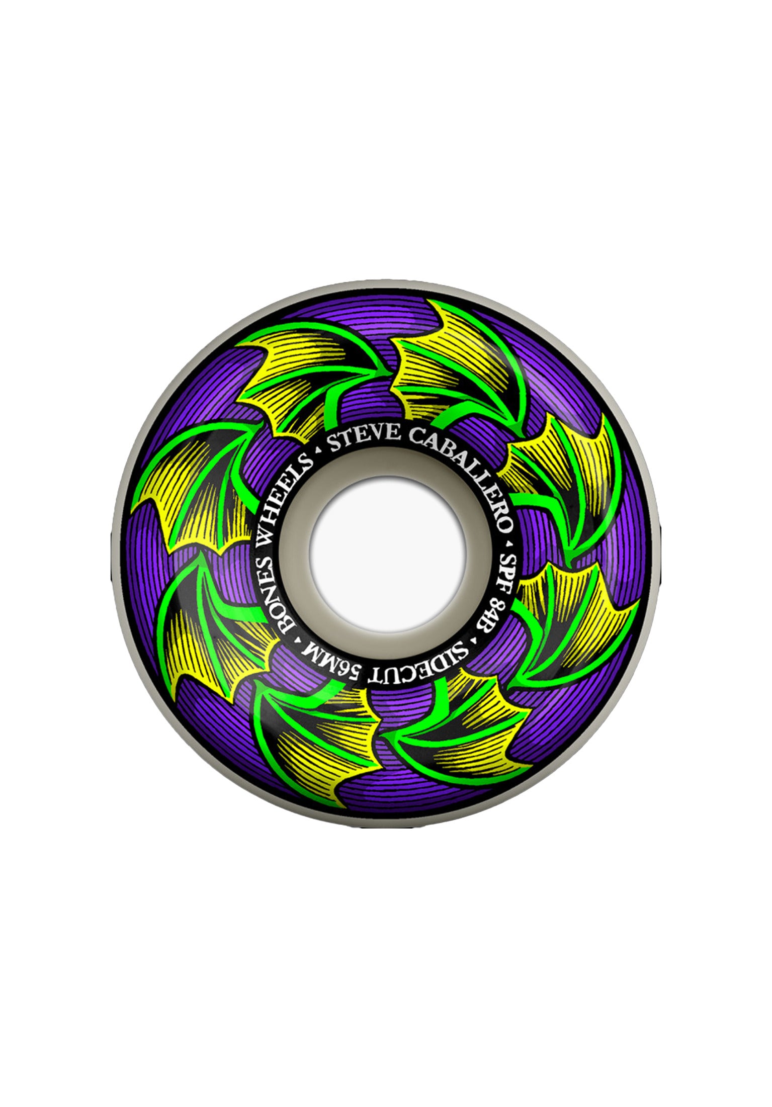 SPF Steve Caballero Bat Wings Sidecuts 84B Bones Wheels Wheel in