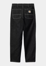 Simple Pant blackonewash Rueckenansicht