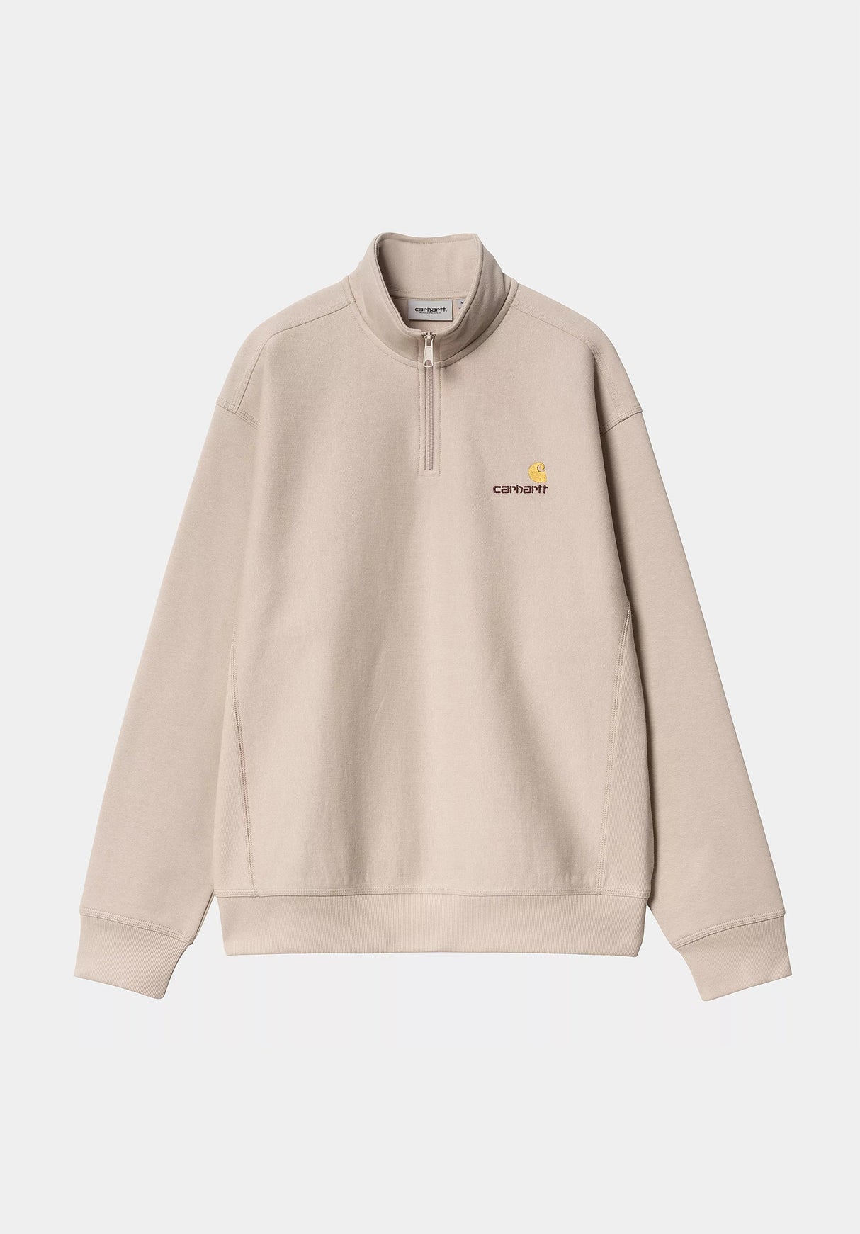 Half Zip American Script fleurdesel Vorderansicht