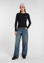 Mechanic Denim khakitintedblue Vorderansicht