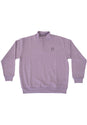 Blockhead 1/4 Zip aubergine Vorderansicht