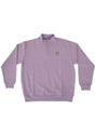 Blockhead 1/4 Zip aubergine Vorderansicht
