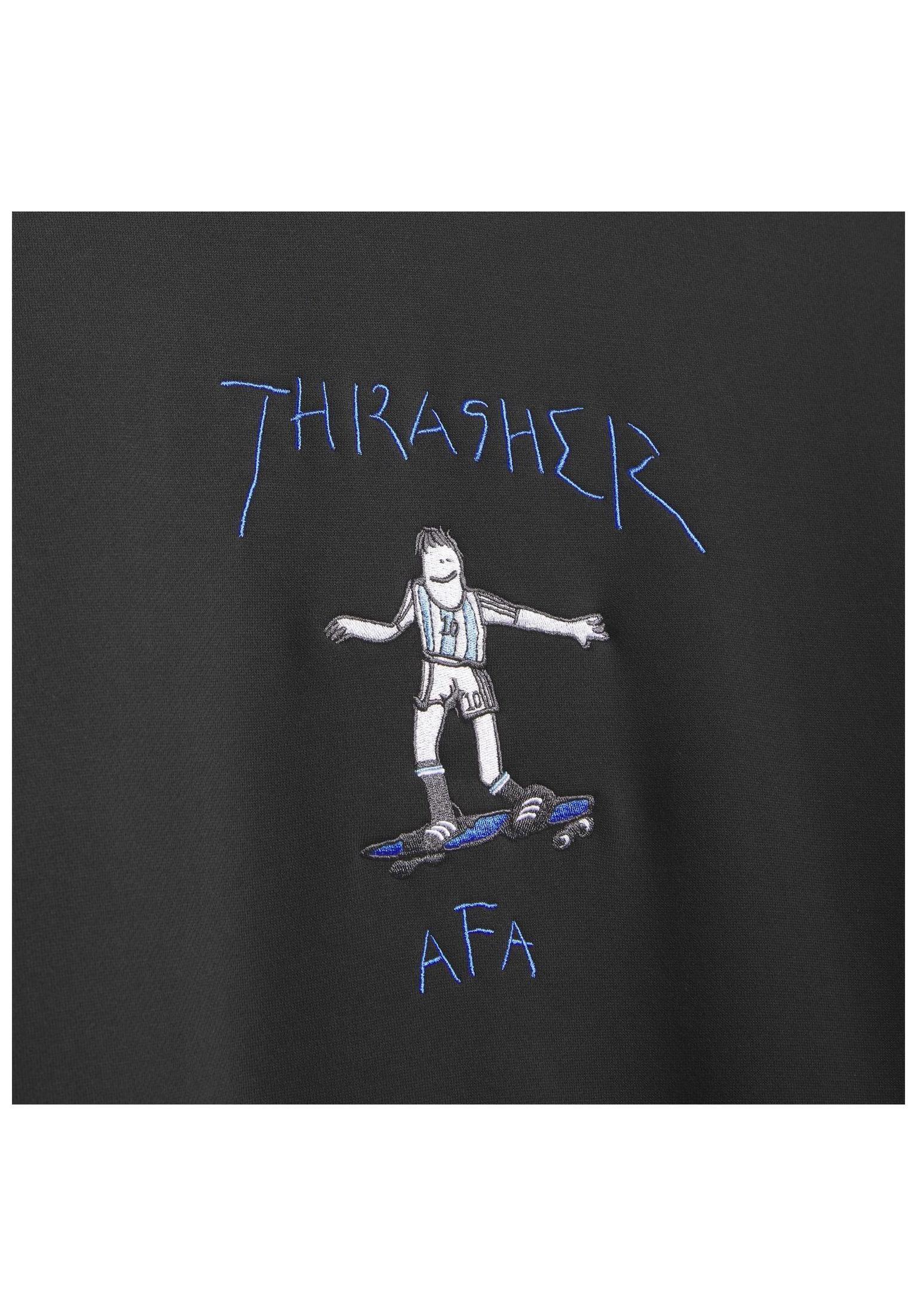 Thrasher x AFA Gonz Crew adidas-skateboarding Sweatshirt in black